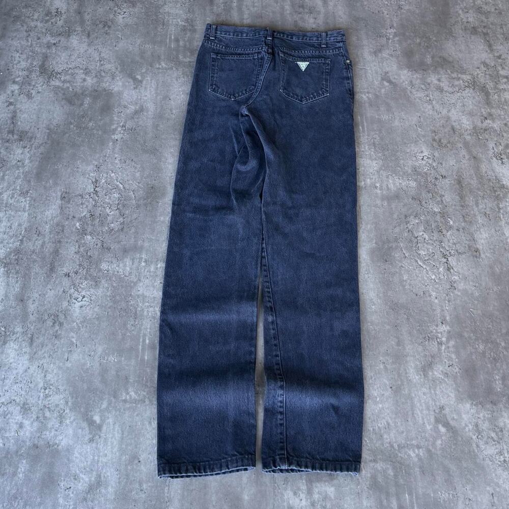 Vintage Y2K Guess Made In USA Embroidered Denim Jeans